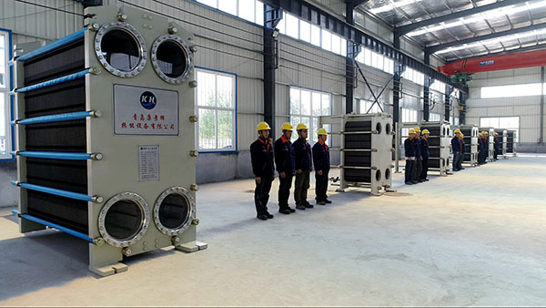 板式蒸發器組成之板式換熱器 板式蒸發器組成之板式換熱器